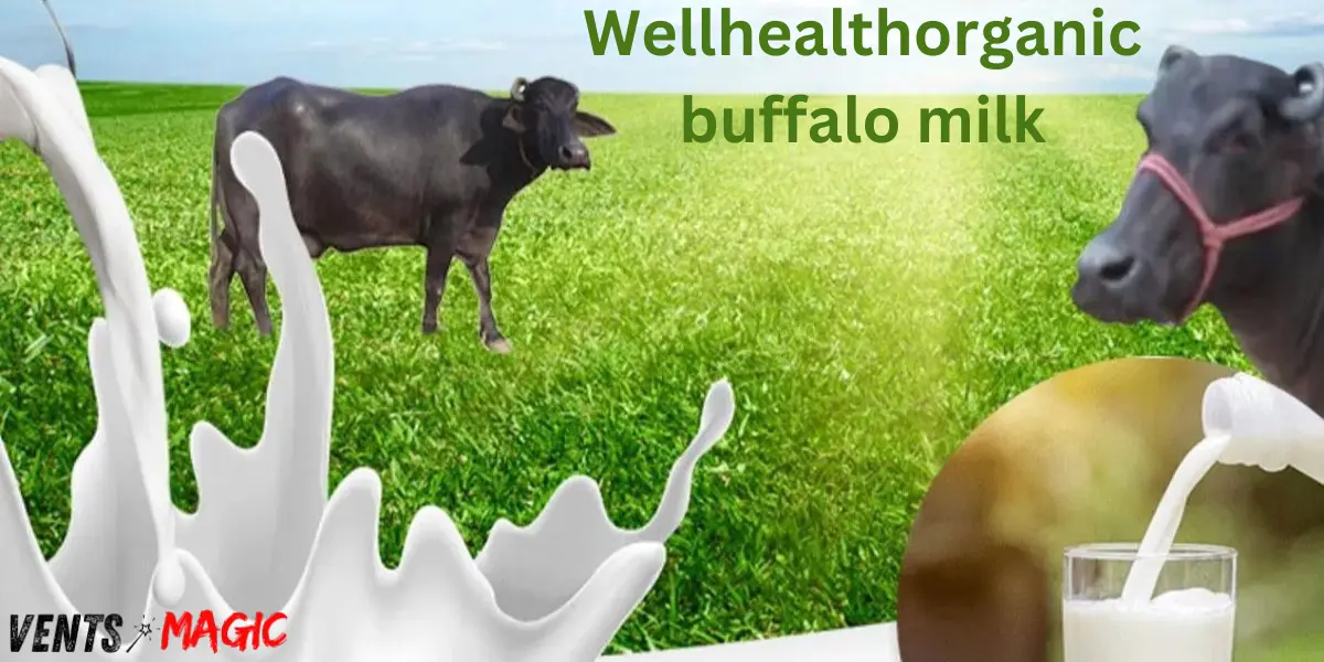 Wellhealthorganic buffalo milk tag